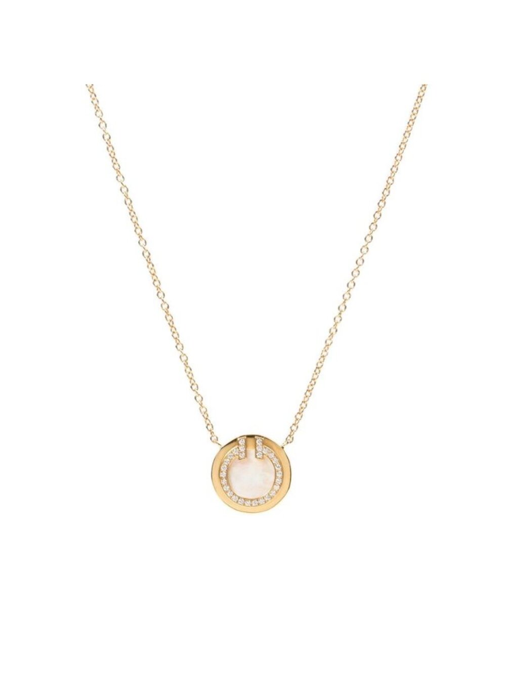 Tiffany & Co Necklace T Two Circle